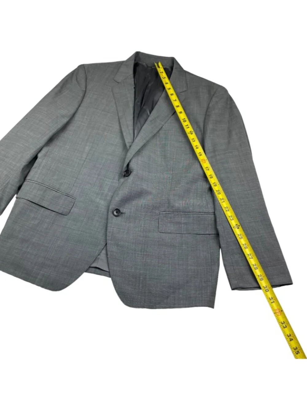 Bonobos Men's Marlane Standard Fit 100% Wool 2-Button Blazer Jacket Gray • 42S_8